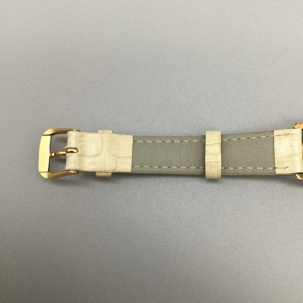 Vicence Womens Watch 22mm Champagne Dial 14K Gold Milor Beige New Battery